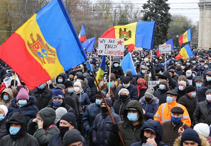 Protest in Republica Moldova, Foto: Mihai Karaush / Sputnik / Profimedia