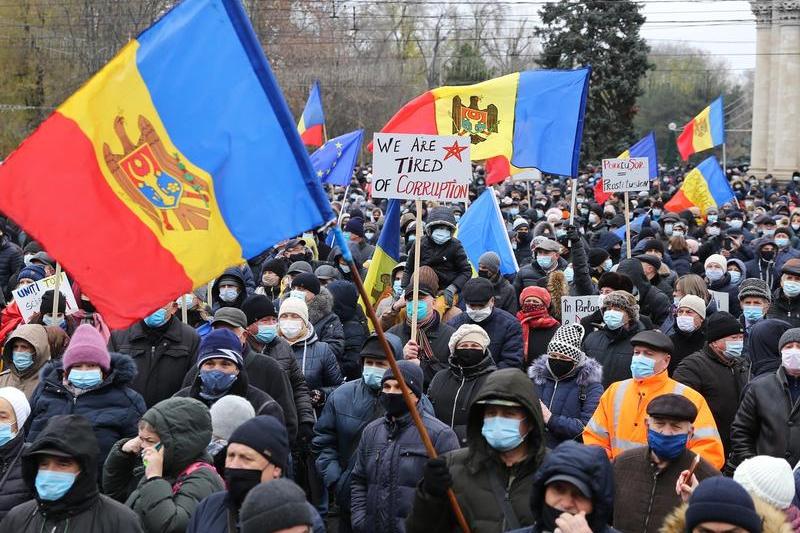 Protest in Republica Moldova, Foto: Mihai Karaush / Sputnik / Profimedia