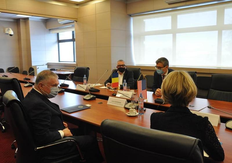 Virgil Popescu, intalnire cu oficiali americani, Foto: Ministerul Economiei