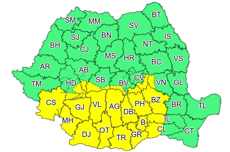 Avertizari meteo, Foto: ANM