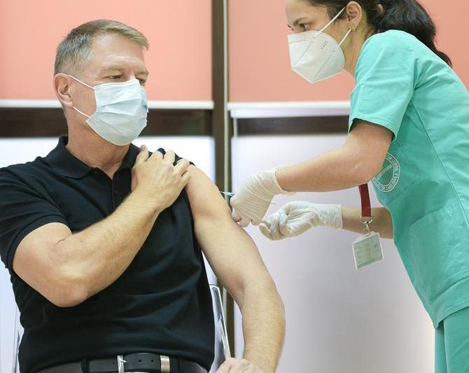 Klaus Iohannis, vaccinat, Foto: Presidency.ro