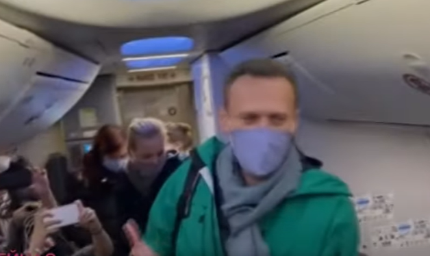 Alexei Navalnii se intoarce in Rusia, Foto: Captura YouTube