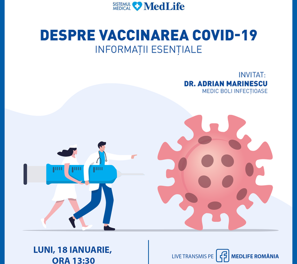 Webinar despre vaccinare, Foto: MedLife