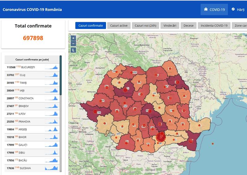 Platforma COVID-19 geo-spatial.org, Foto: geo-spatial.org
