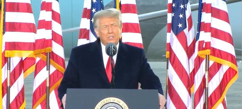 Ultimul discurs al lui Donald Trump in calitate de presedinte al sua, Foto: Captura YouTube