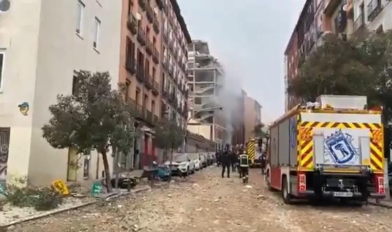 Explozie Madrid, Foto: captura video