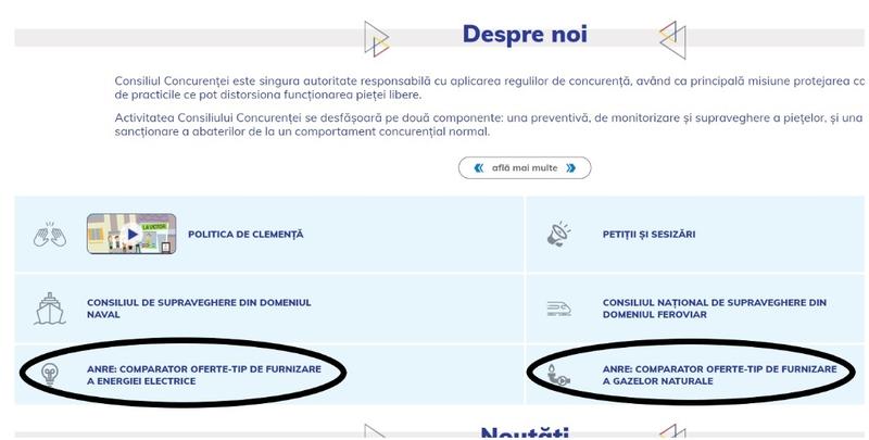 Comparator energie Consiliul Concurentei, Foto: Hotnews