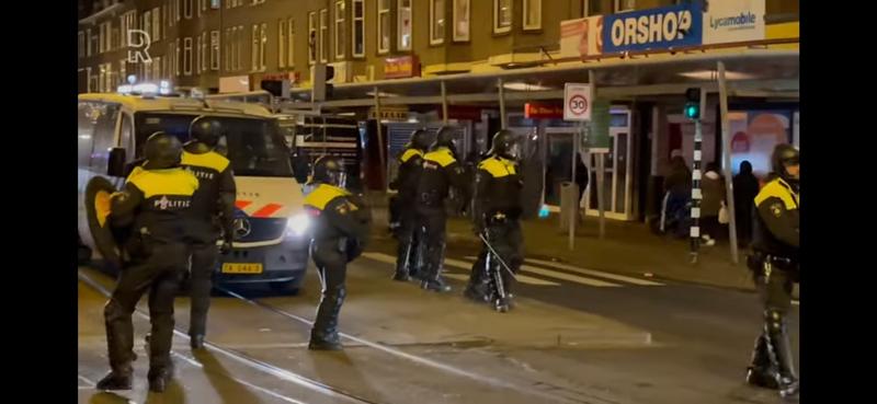 Proteste in Olanda -Screenshot, Foto: Hotnews