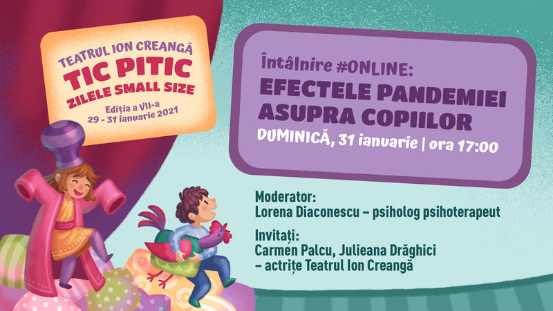 TIC _ Intalnire online pentru parinti, Foto: Teatrul Ion Creanga