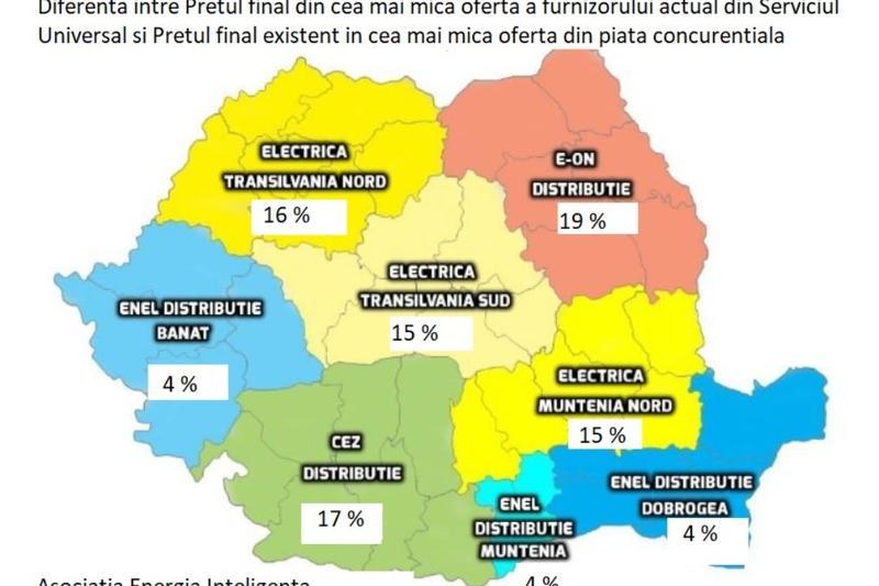 Diferente mari pret energie, Foto: Asociatia Energia Inteligenta