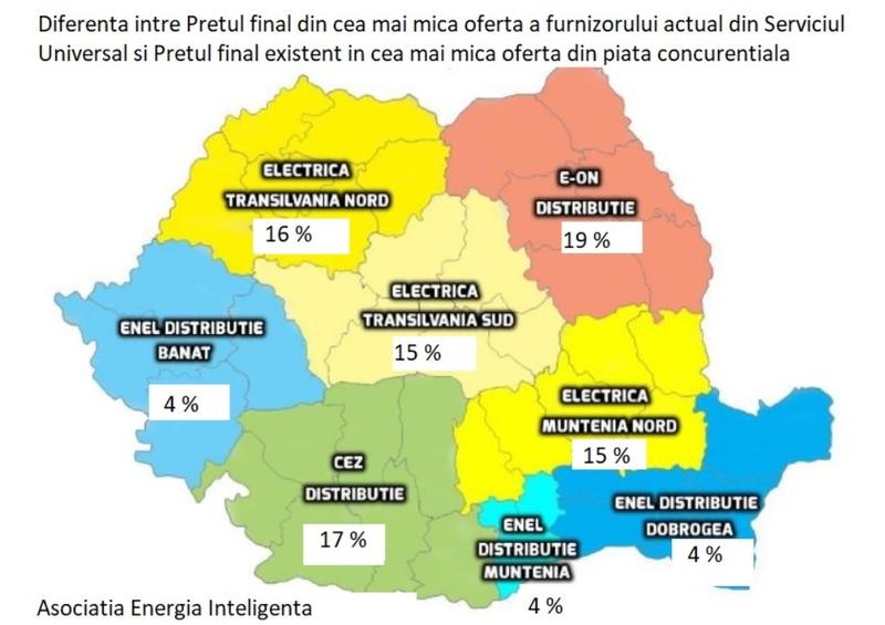 Diferente mari pret energie, Foto: Asociatia Energia Inteligenta