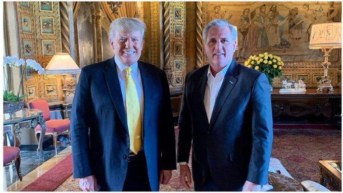 Trump si McCarthy (sursa foto: twitter), Foto: Hotnews