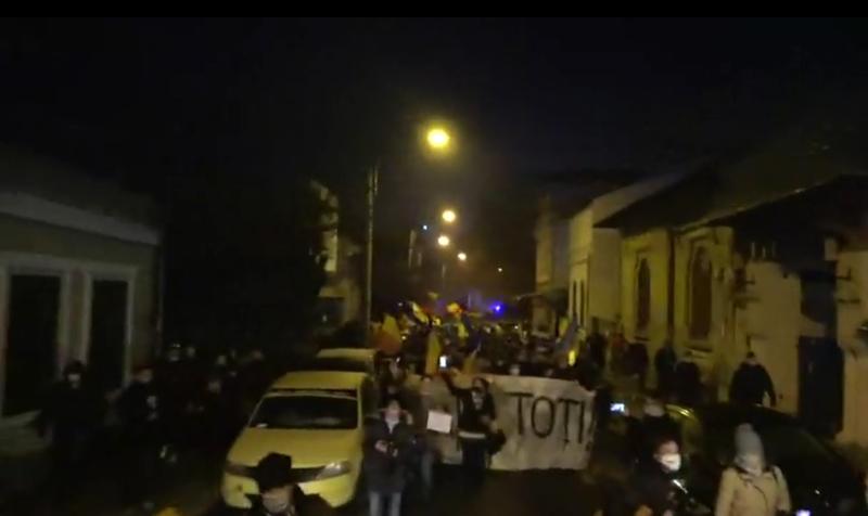 Protest AUR, Foto: Captura video