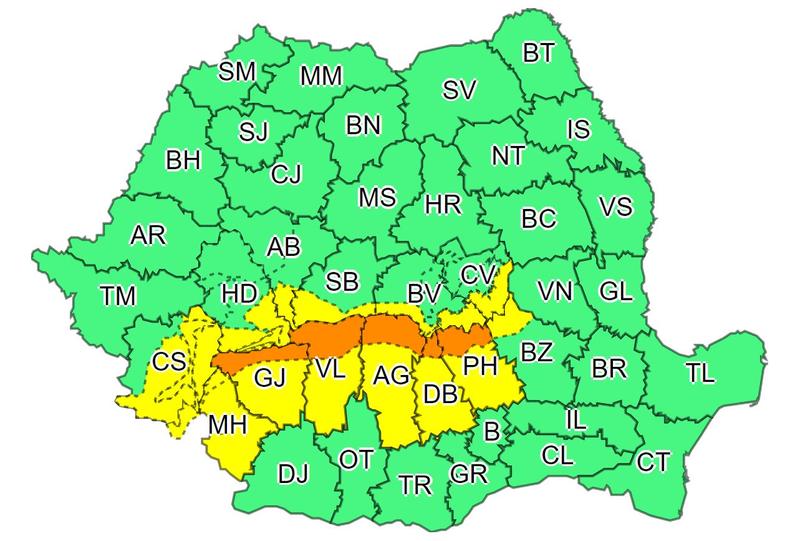 Avertizari meteo, Foto: ANM
