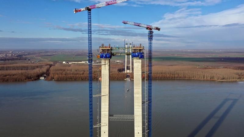 Podul peste Dunăre de la Brăila, Foto: CNAIR