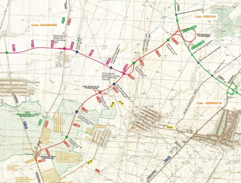 Drum de legătură Timișoara - Autostrada A1, Foto: CNAIR