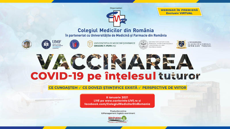 Vaccinarea COVID-19 pe intelesul tuturor, Foto: Colegiul Medicilor din Romania