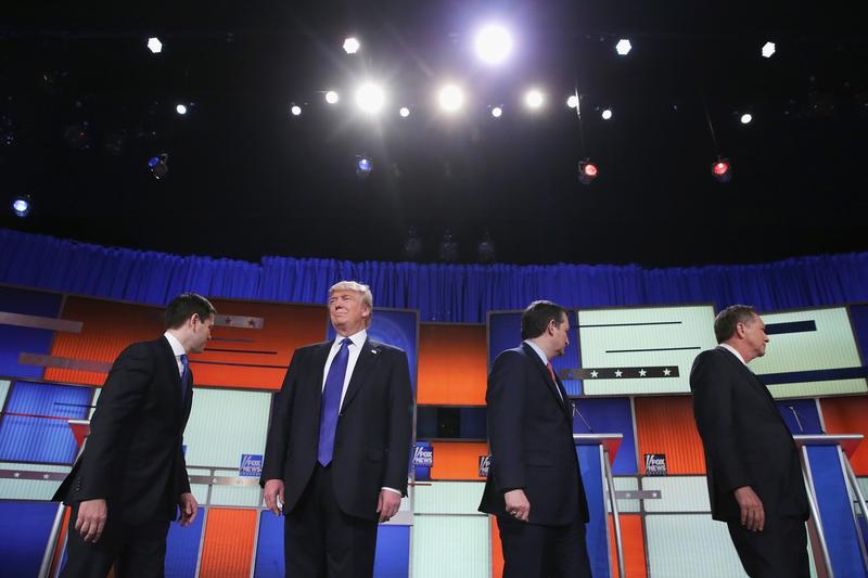 Trump la dezbaterile republicane din 2016, Foto: Chip Somodevilla / Getty Images / Profimedia
