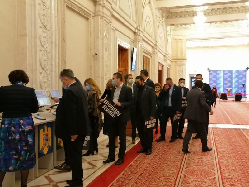 protest parlamentari PSD, Foto: Hotnews