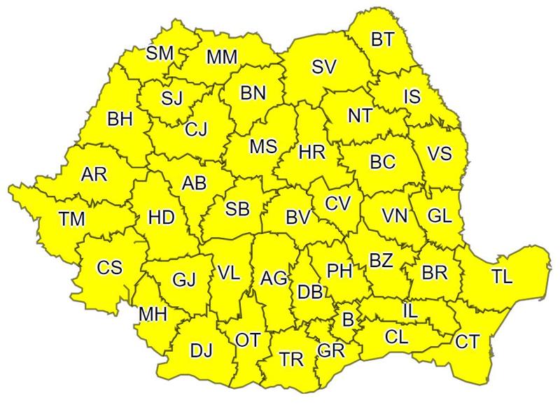 Frig, vant puternic si ninsori, Foto: ANM