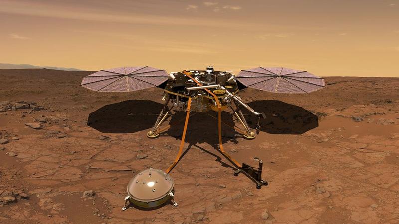 InSight pe suprafata lui Marte, Foto: NASA