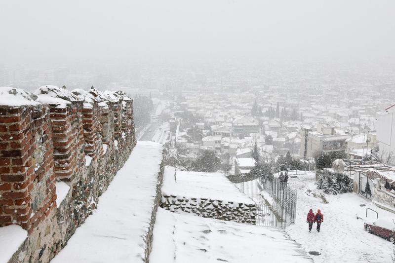 Iarna grea in Salonic, Foto: Konstantinos Tsakalidis / AFP / Profimedia Images