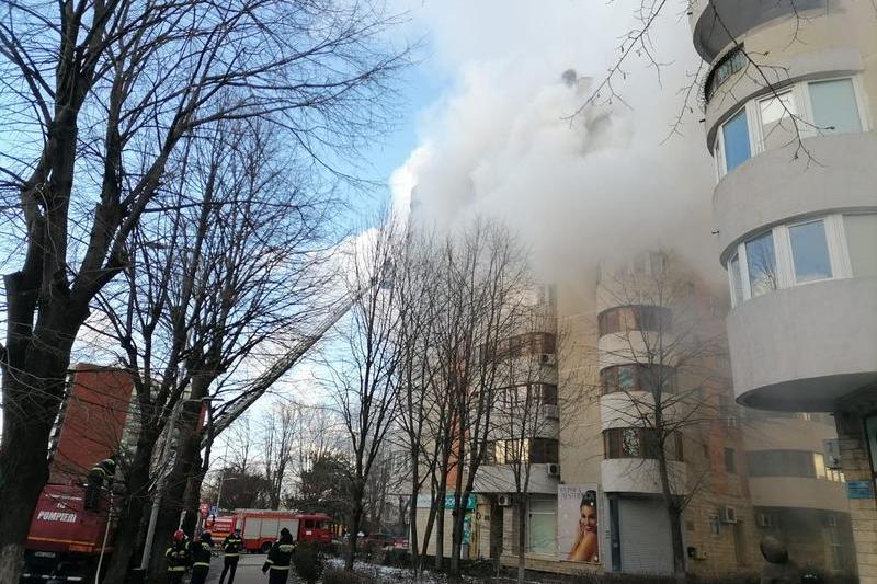 incendiul din Constanta, Foto: ISU Dobrogea