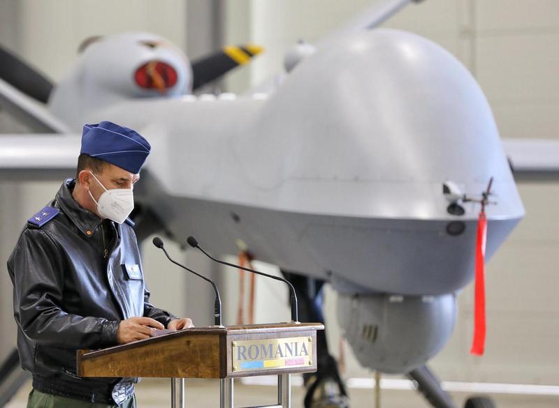 Dronă MQ-9 Reaper la Câmpia Turzii, Foto: MApN
