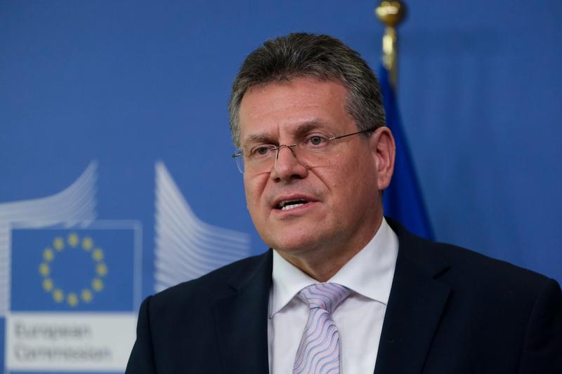 Maros Sefcovic, Foto: Alexandros Michailidis / AFP / Profimedia