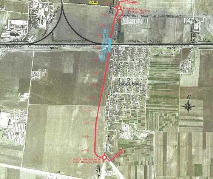 Pasaj rutier la Drajna, Foto: Catalin Drula / Facebook