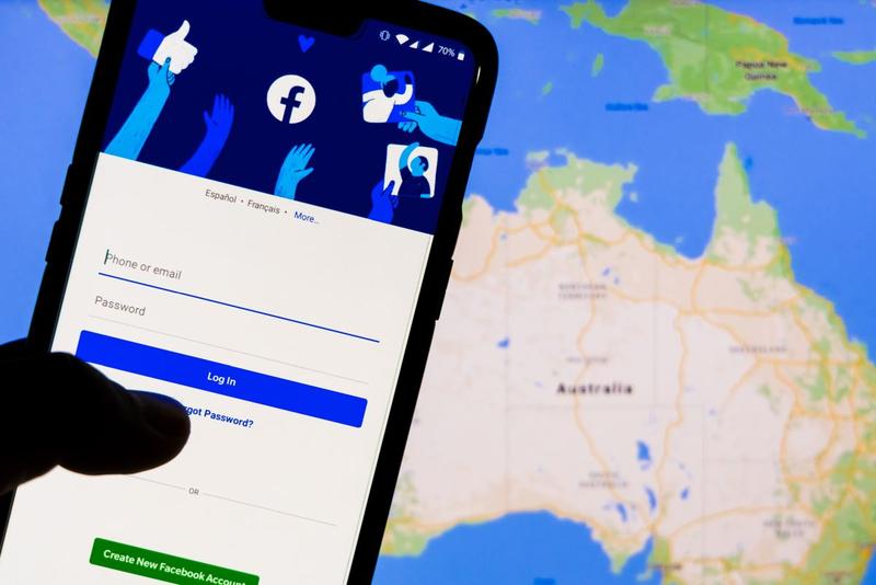 Facebook Australia, Foto: Siraj Ahmad, Dreamstime.com