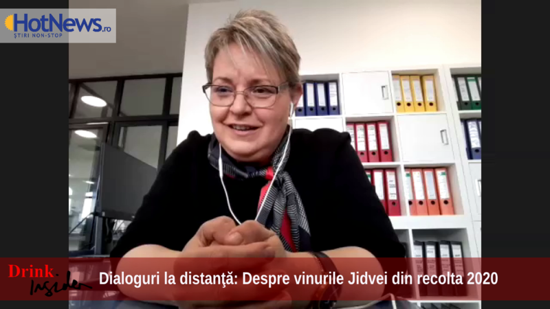Claudia Horşia - şef de laborator, Grupul Jidvei, Foto: Captura YouTube