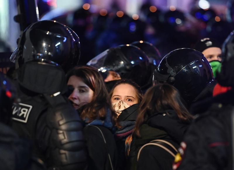 Proteste la Moscova, Foto: Kirill KUDRYAVTSEV / AFP / Profimedia