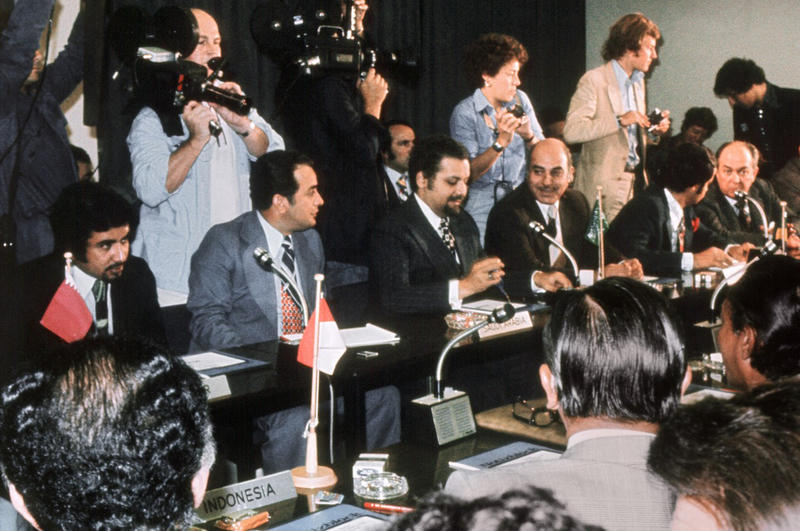 Yamani la conferinta OPEC din Viena din 1975, Foto: STF / AFP / Profimedia Images