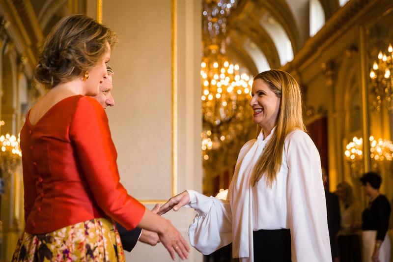 Claudia Salerno Caldera (dreapta), Foto: James Arthur Gekiere / AFP / Profimedia Images