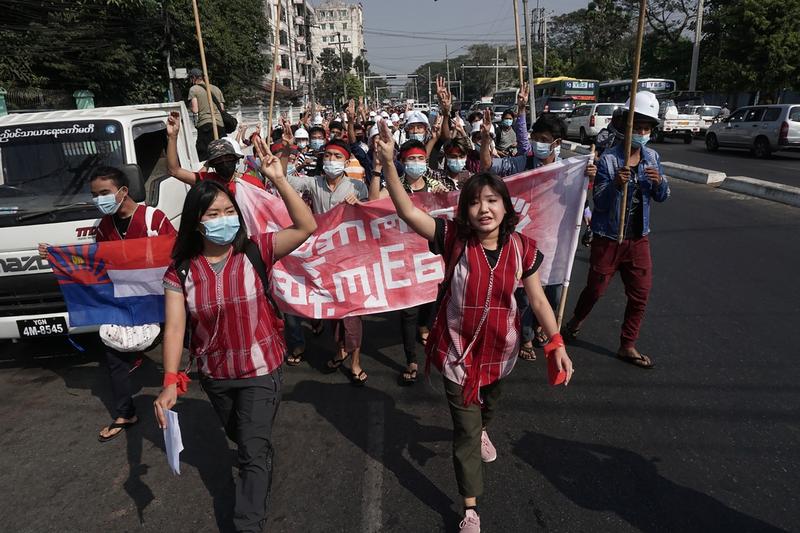 Protest Myanmar, Foto: STR / AFP / Profimedia