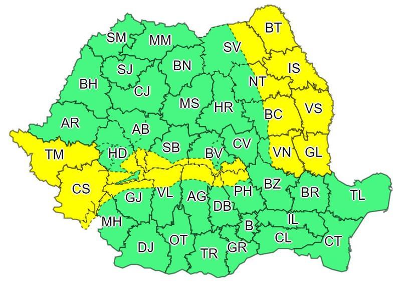 Avertizari meteo, Foto: ANM