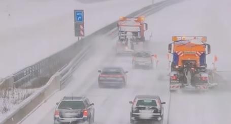 ninsori puternice in Germania, Foto: Captura