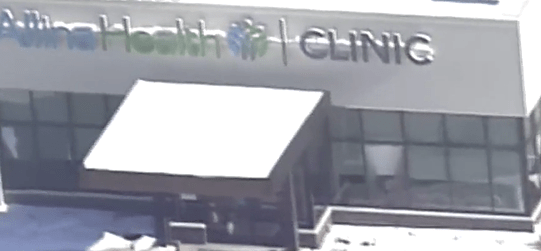 Incident armat clinica Minnesota, Foto: Captura video