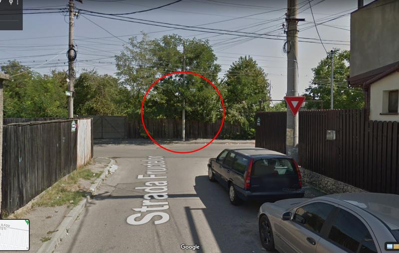 Locul accidentului din Sectorul 2 - Intersectia Fructelor cu Mentiunii, Foto: Google Street View