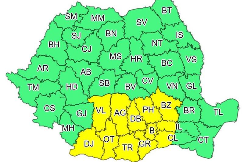 Avertizare meteo, Foto: ANM