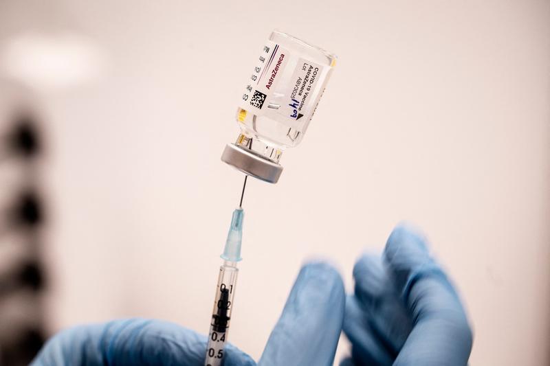 Vaccinare cu AstraZeneca, Foto: Liselotte Sabroe / AFP / Profimedia