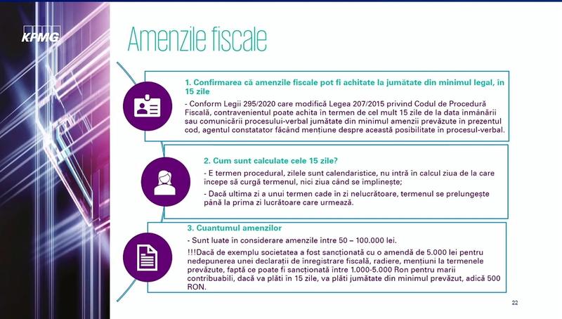 Amenzi fiscale, Foto: KPMG Romania