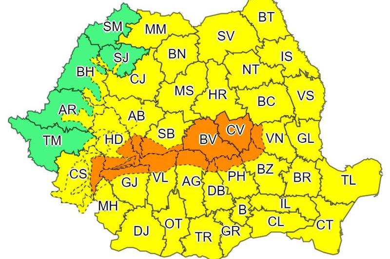 Avertizari meteo, Foto: ANM