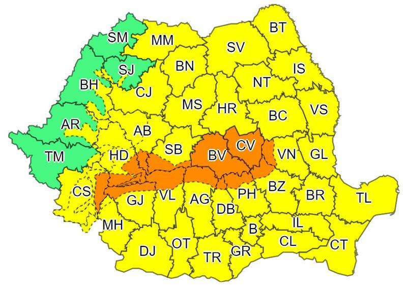 Avertizari meteo, Foto: ANM