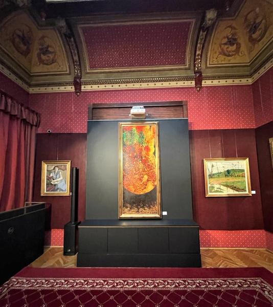 Energie - Adrian Ghenie, în Expoziția Licitației de Primăvară la Palatul Cesianu-Racoviță, Foto: Artmark