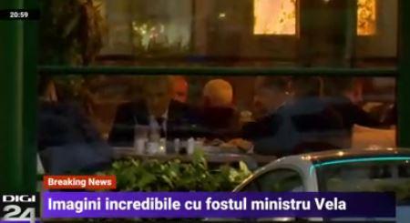 Marcel Vela la restaurant, Foto: Captura Digi 24