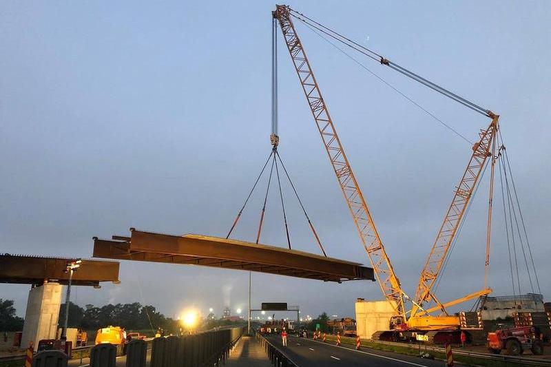 Lucrari pe autostrada, Foto: CNAIR