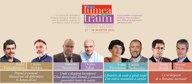 Conferinte ”Despre lumea în care trăim”, Foto: Humanitas