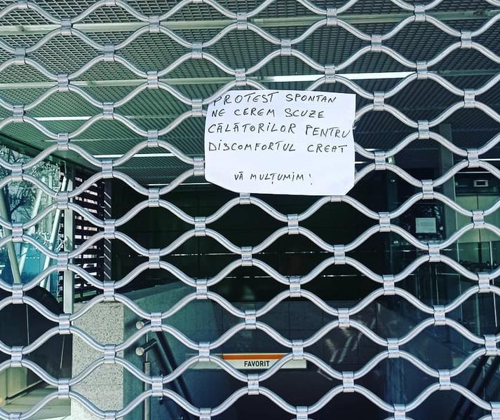 Protest la metrou, Foto: Hotnews